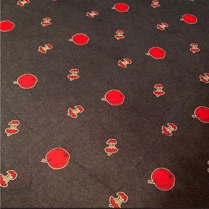 Vintage Fabric - Apple Core Print
